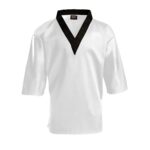 8.5oz SUPER MIDDLEWEIGHT V-NECK TOP WITH COLLAR TRIM