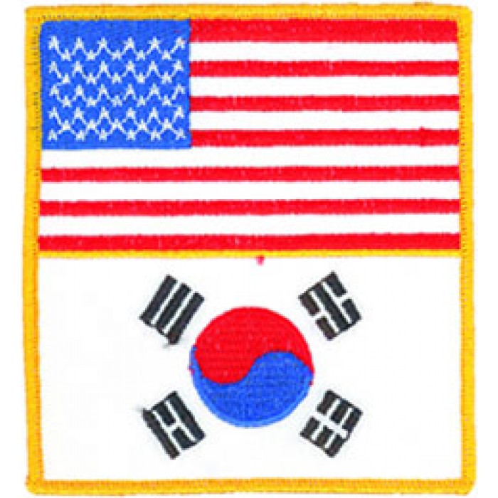 2424_1 AMERICAN/KOREAN FLAG - Image 1
