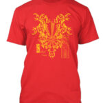 Dragon style custom printed tshirt