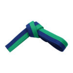 HALF BLUE WITH HALF COLOR BELTS