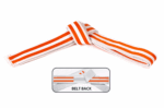 VELCRO WHITE BELT WITH DOUBLE STRIPE - Image 2