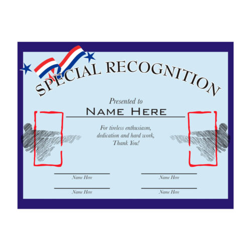 SPECIAL RECONGNITION