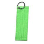 Neon Green Solid Belt Keychain